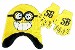 Spongebob Squarepants Yellow Knit Fleece Hat & Gloves Set Sz. 4-7