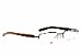 Tag Heuer Men's Eyeglasses 8208 003 Chocolate Brown Half Rim Optical Frame