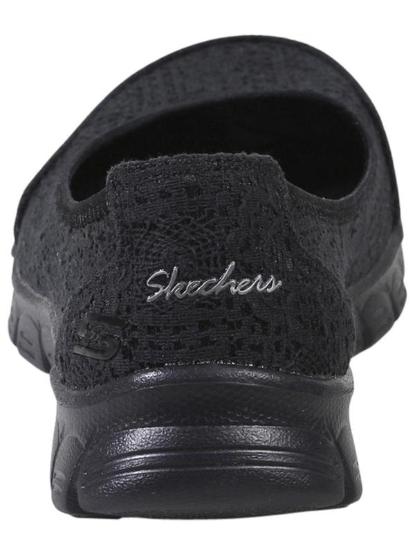 skechers black ez flex 3.0 beautify trainers