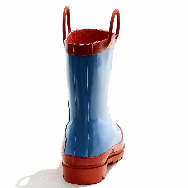  Thomas & Friends Boy's Fashion Rain Boots Blue/Red Shoes 