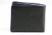 Giorgio Armani Men's 013 Cervo Black Leather Bi-Fold Wallet