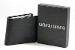 Giorgio Armani Men's Black Saffiano Leather Bi-Fold Wallet