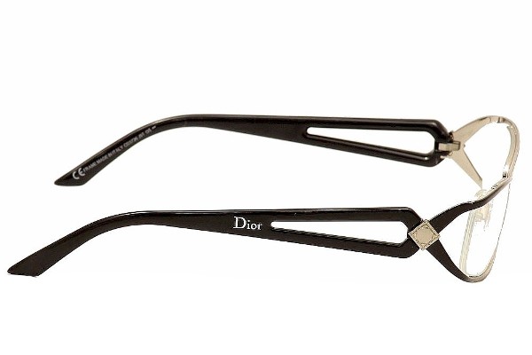 Christian Dior Eyeglasses CD3726 CD/3726 J9T Palladium/Black Optical Frame 