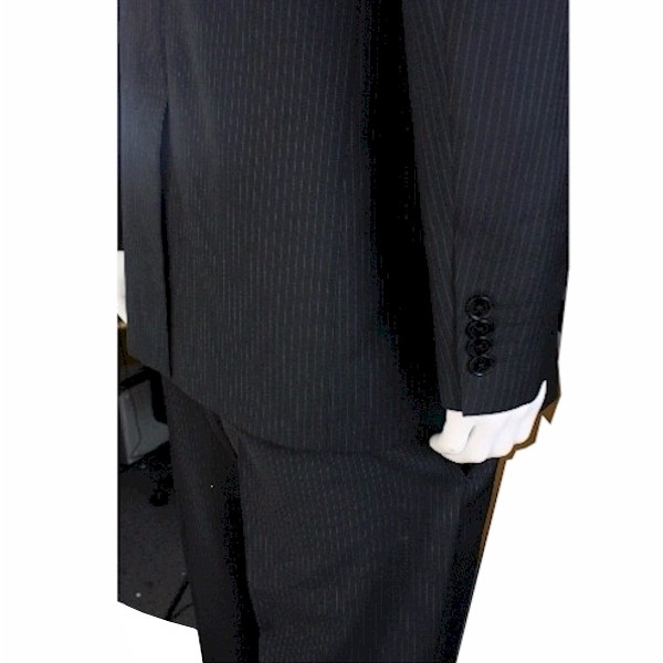  Gianfranco Ferrre Suit Men's 3-buttons Black Wool 2-Back Vent 