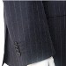 Gianfranco Ferrre Suit Men's 3-buttons Navy/Stripes Wool 1-Back Vent