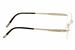 Silhouette Eyeglasses Finesse 4440 6060 Silver/23K Gold Plated Optical Frame