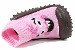 Skidders Girl's Skidproof Sneakers Bright Eyed Monster Pink Shoes