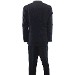 Valentino Men's 3-Buttons 2-Back Vent Black Wool Suit