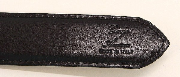  Giorgio Armani Men's Leather Black/Brown Reversible Belt Adjustable To Size 42 