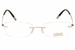 Silhouette Eyeglasses Charming Diva 4459 Silver/23K Gold Plated Optical Frame