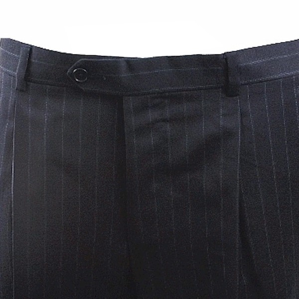  Gianfranco Ferrre Suit Men's 3-buttons Navy/Stripes Wool 1-Back Vent 