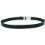 Giorgio Armani Leather Croc Design Black Men's Belt Adjustable Up To Size 42