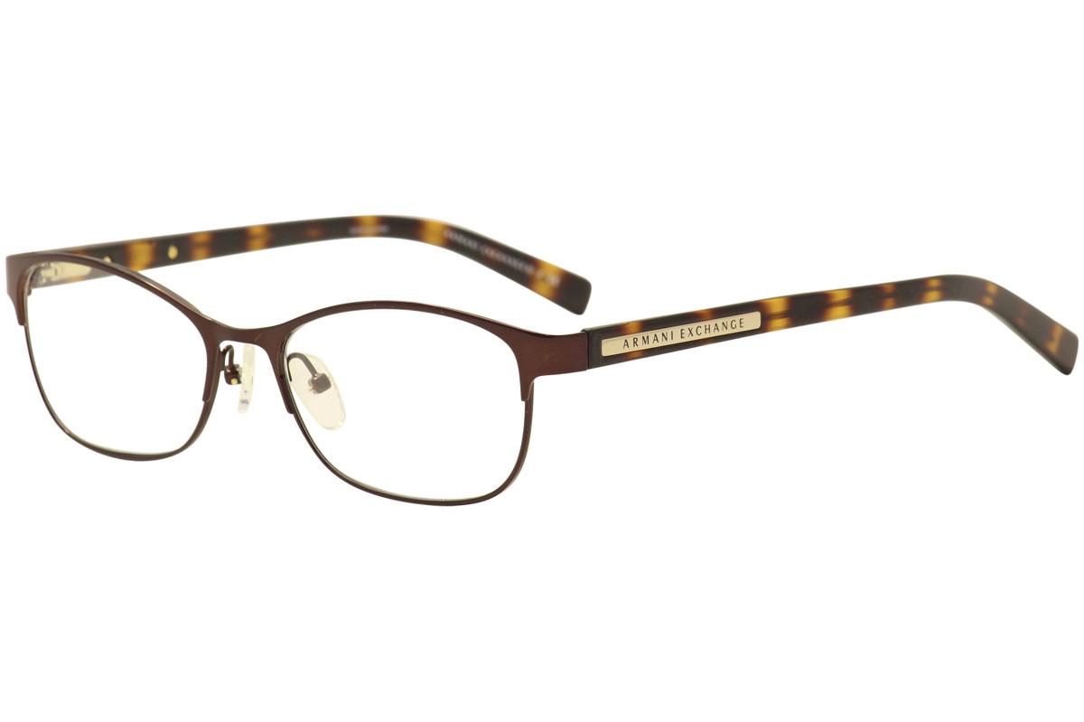 Armani Exchange Women's Eyeglasses AX1010 AX/1010 Full Rim Optical Frame