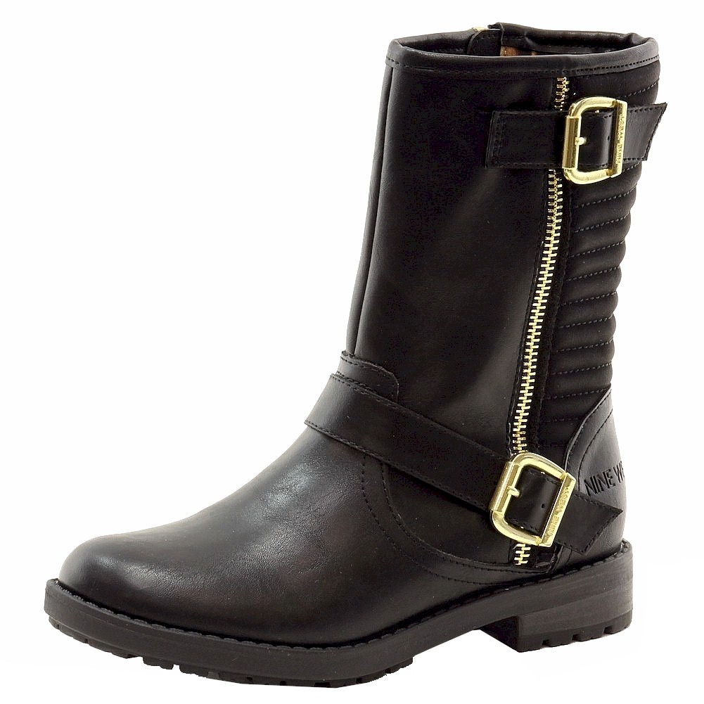 Nine West Girl's Mae-2 Mid-Calf Riding Boots Shoes
