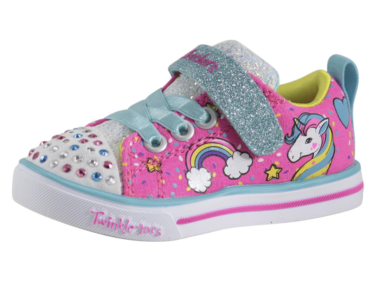 Skechers Toddler/Little Girl's S-Lights Unicorn Craze Light Up Sneakers ...