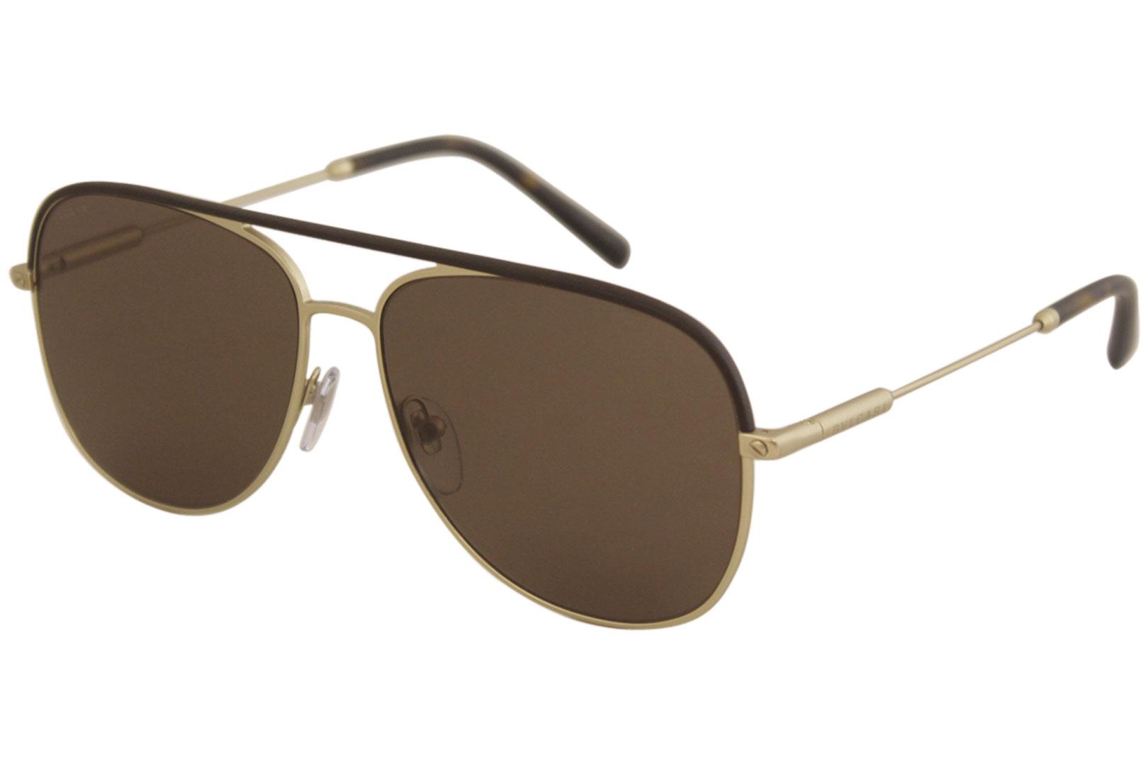 - Brown Mt Pale Gold/Brown   2022/73 - Lens 59 Bridge 14 B 51.1 ED 67.5 Temple 145mm -  Bvlgari