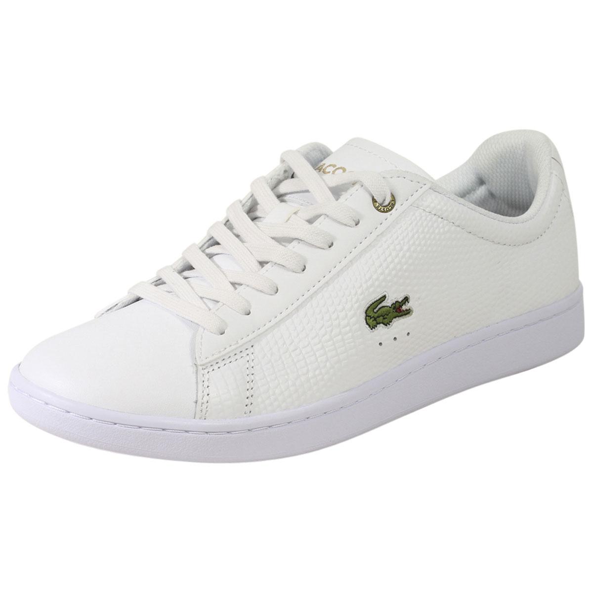 Lacoste Men's Carnaby EVO 118 Trainers Sneakers Shoes - White/Light Tan - 12 D(M) US