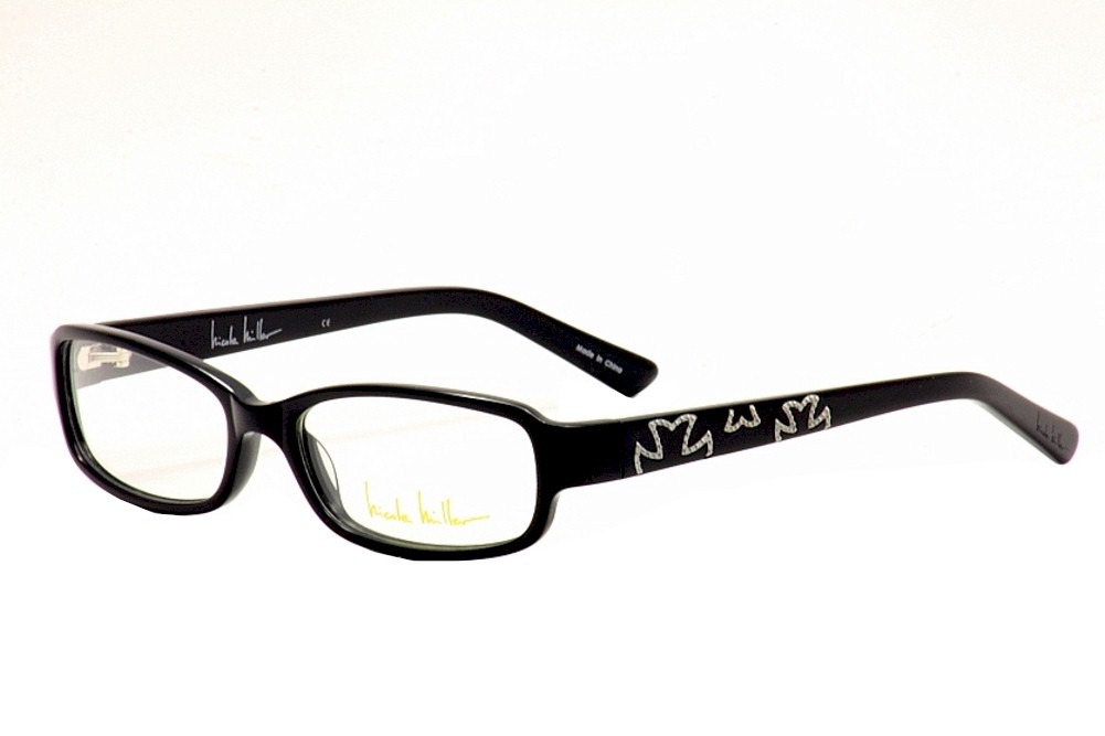 Nicole Miller Eyeglasses Houston Full Rim C01 Black Optical Frame