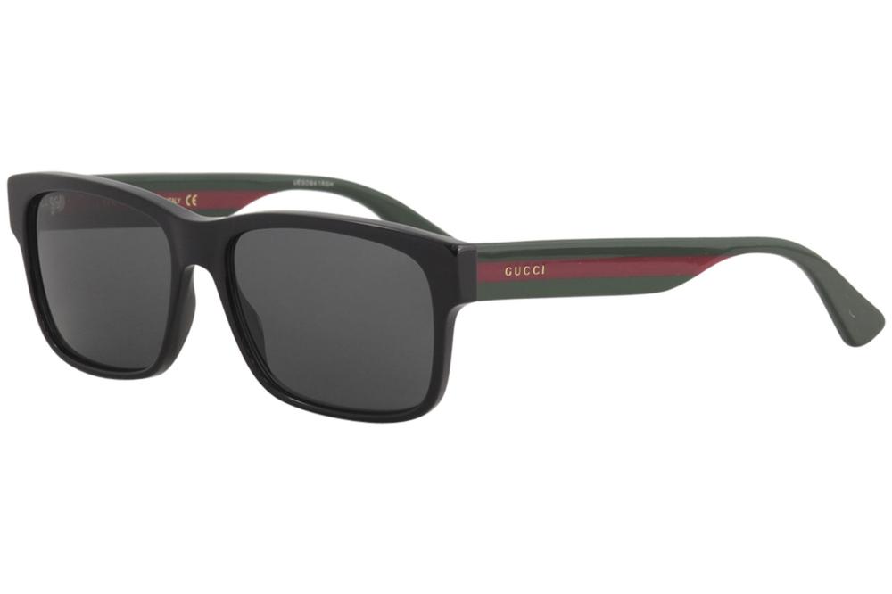 Gucci Sensual Romantic GG0340S GG/0340/S 006 Black Rectangle