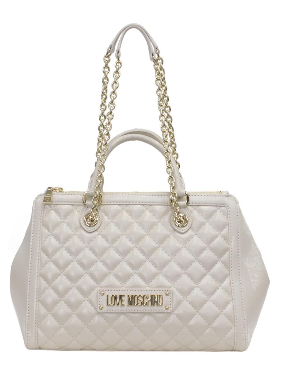 love moschino beige bag