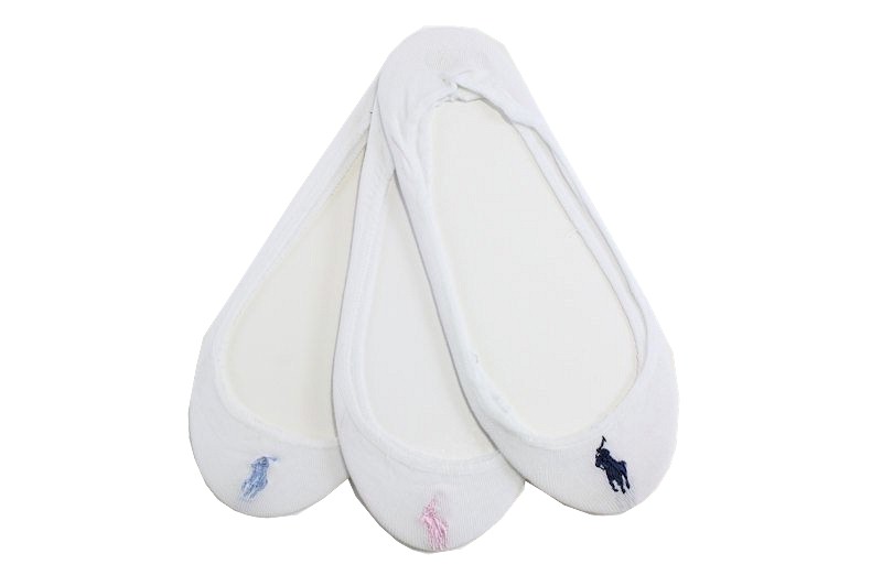 Polo Ralph Lauren Women's 3 Pack Sport No Show Liner Socks - White - 9 11 Fits Shoe 4 10.5 -  7380PK