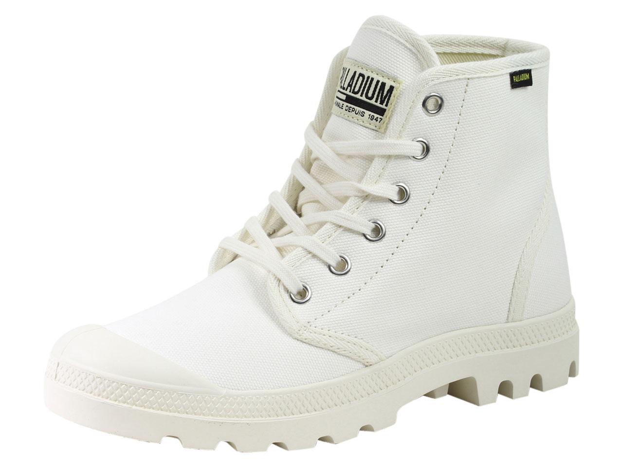 Palladium Men's Pampa Hi Originale Chukka Boots Shoes - White - 4.5 D(M) US/6 B(M) US