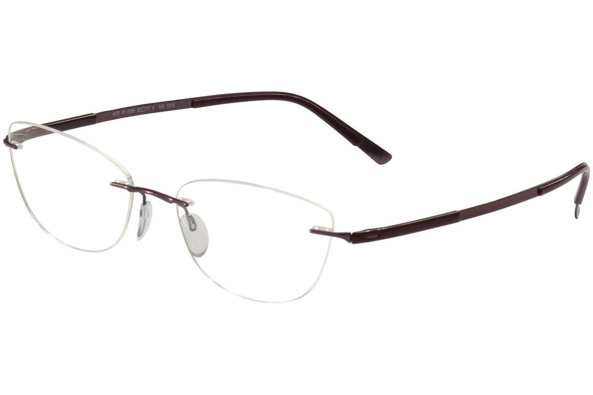 Silhouette Eyeglasses Titan Contour Chassis 5416 Rimless Optical Frame