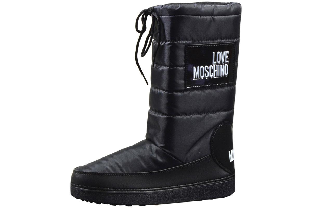 Love Moschino Women's Techno Fabric Boots Shoes - Black - 5 6 B(M) US/35 36 M EU