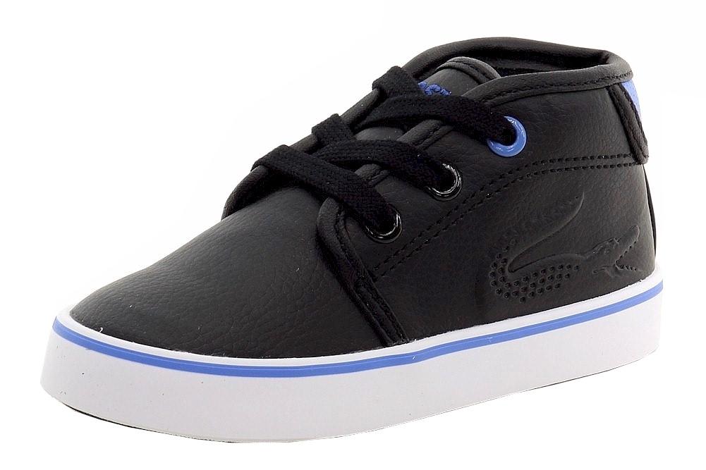 Lacoste Toddler Boy's Ampthill 116 Fashion High Top Sneakers Shoes - Black - 8   Toddler