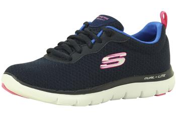 Skechers Women's Flex Appeal 2.0 Newsmaker Memory Foam Sneakers Shoes - Navy - 7.5 B(M) US