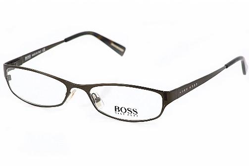 Hugo Boss 0087 U Eyeglasses 0087u Shiny Brown H9i Optical Frame