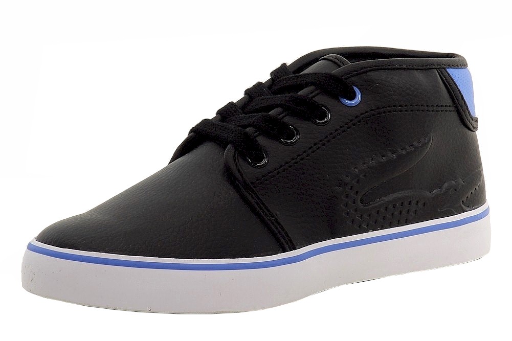 Lacoste Boy's Ampthill 116 Fashion High Top Sneakers Shoes - Black - 13   Little Kid