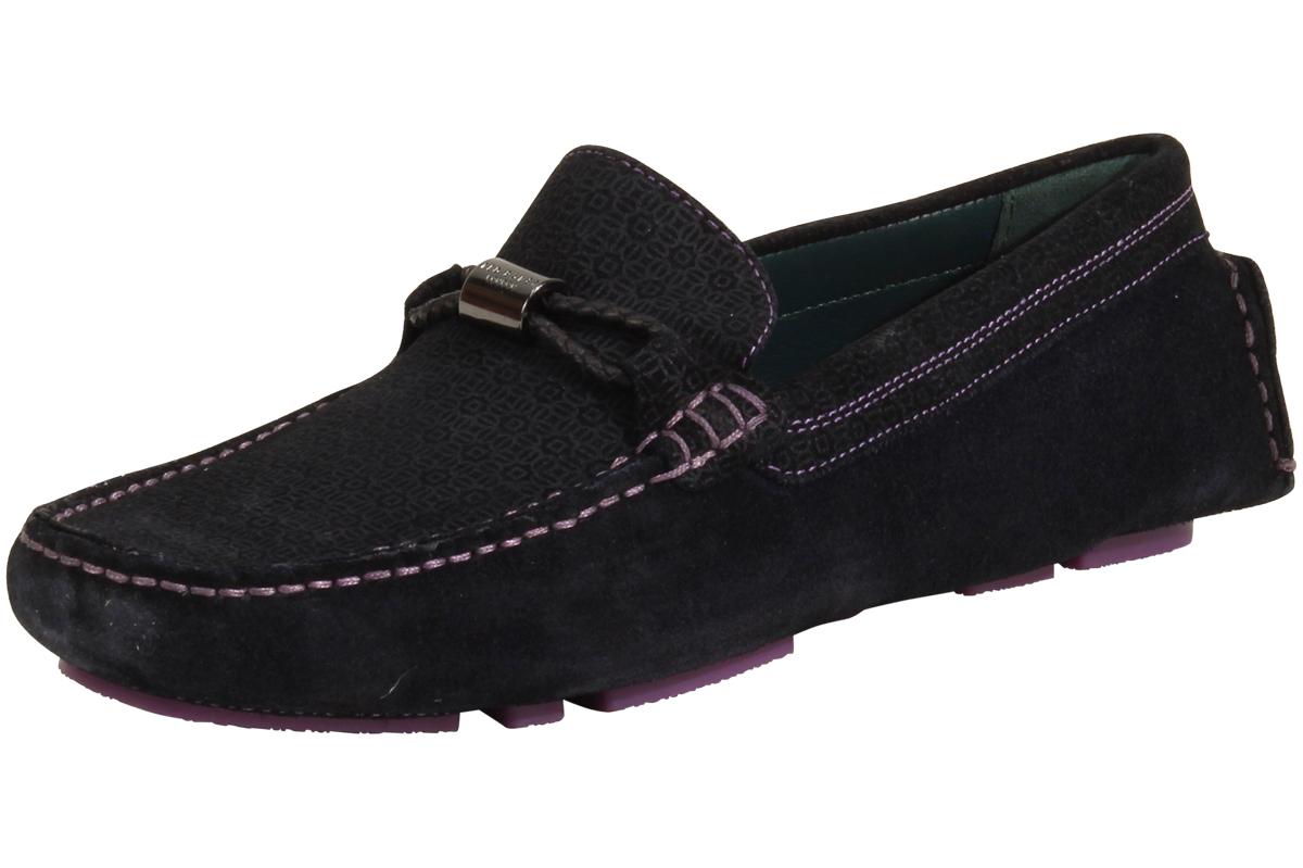Ted Baker London Men's Carlsun Suede Driving Loafers Shoes - Dark Blue - 10 D(M) US