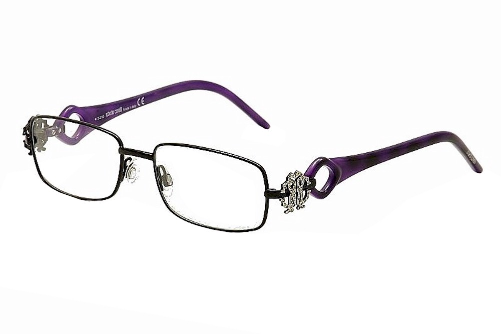 Roberto Cavalli Eyeglasses Veronica 550 028 Gold Violet Optical Frame