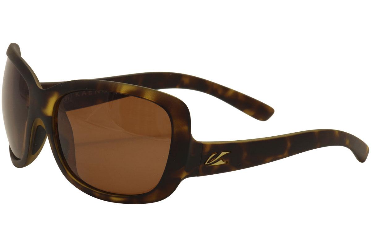 Kaenon Women's Avila 221 Polarized Fashion Sunglasses - Matte Tortoise/SR 91 Copper Polarized Lens   C120  - Lens 59 Bridge 19 Temple 120mm