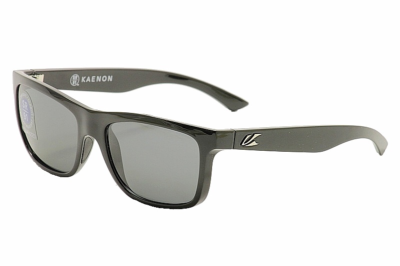 Kaenon Clarke 028 Polarized Fashion Sunglasses - Black/G12 Grey Polarized - Lens 56 Bridge 19 Temple 139mm