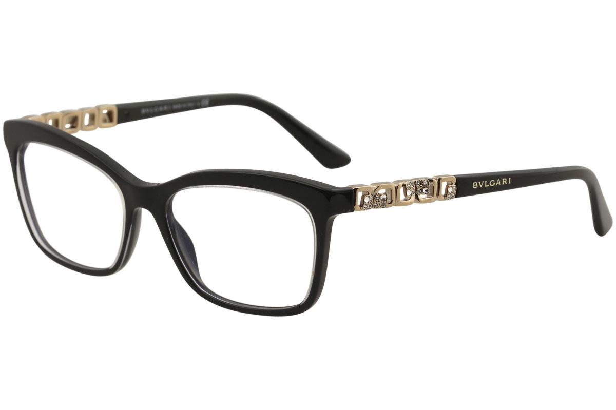 - Black - Lens 54 Bridge 16 B 35.6 ED 55.6 Temple 140mm -  Bvlgari