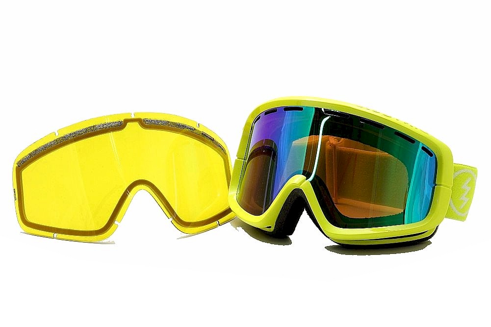 Electric EGB2 EG1013 Snow Goggles - Toxic Snot/Bronze Green Chrome - One Size