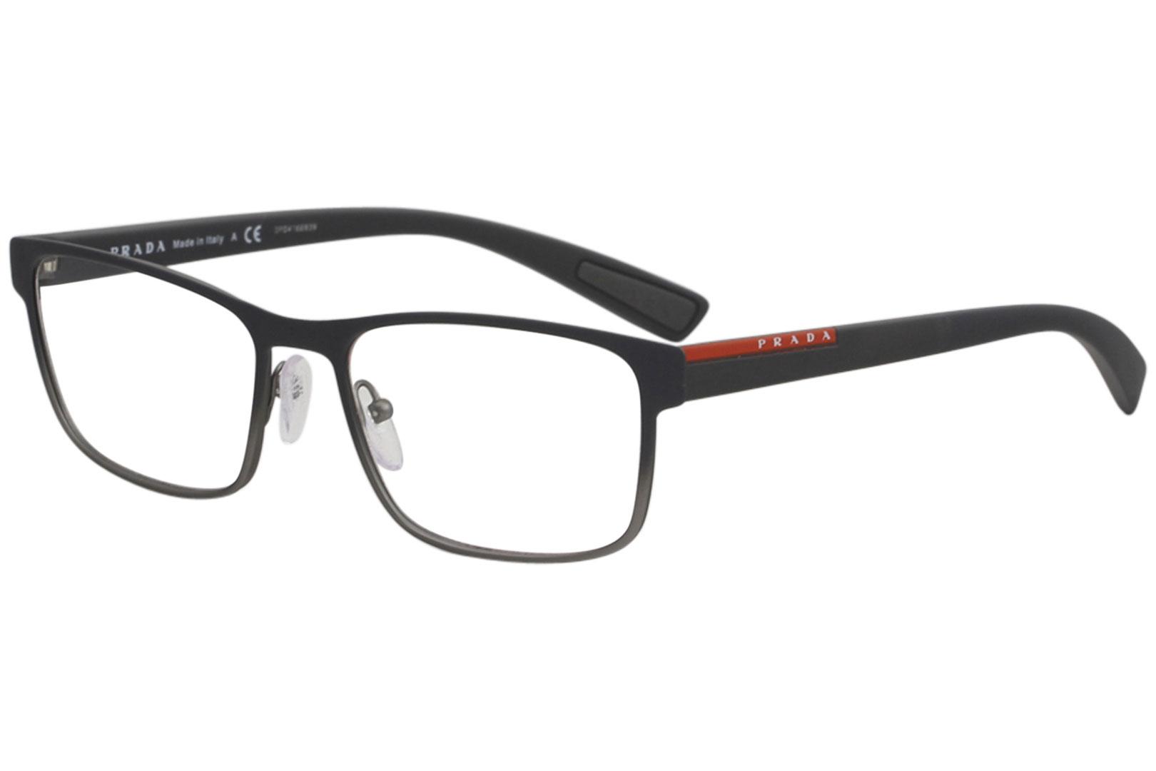 Prada Linea Rossa Men's Eyeglasses VPS50G VPS/50G Full Rim Optical Frame - Grey Gradient   U6U/1O1 - Lens 55 Bridge 17 B 36.2 ED 58.7 Temple 140mm