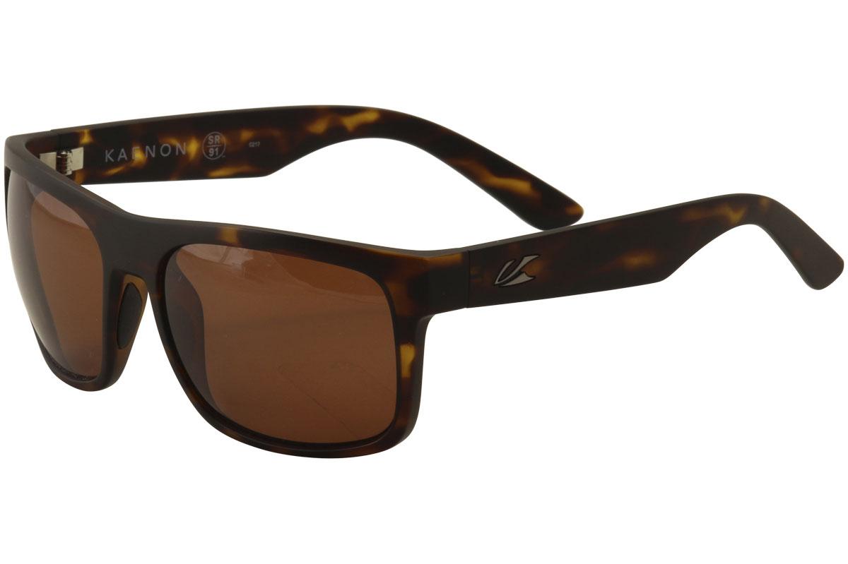 Kaenon Polarized Men's Burnet XL 036 Fashion Sunglasses - Matte Tortoise/SR 91 Copper Polarized Lens   C12  - Lens 59 Bridge 19 Temple 138mm