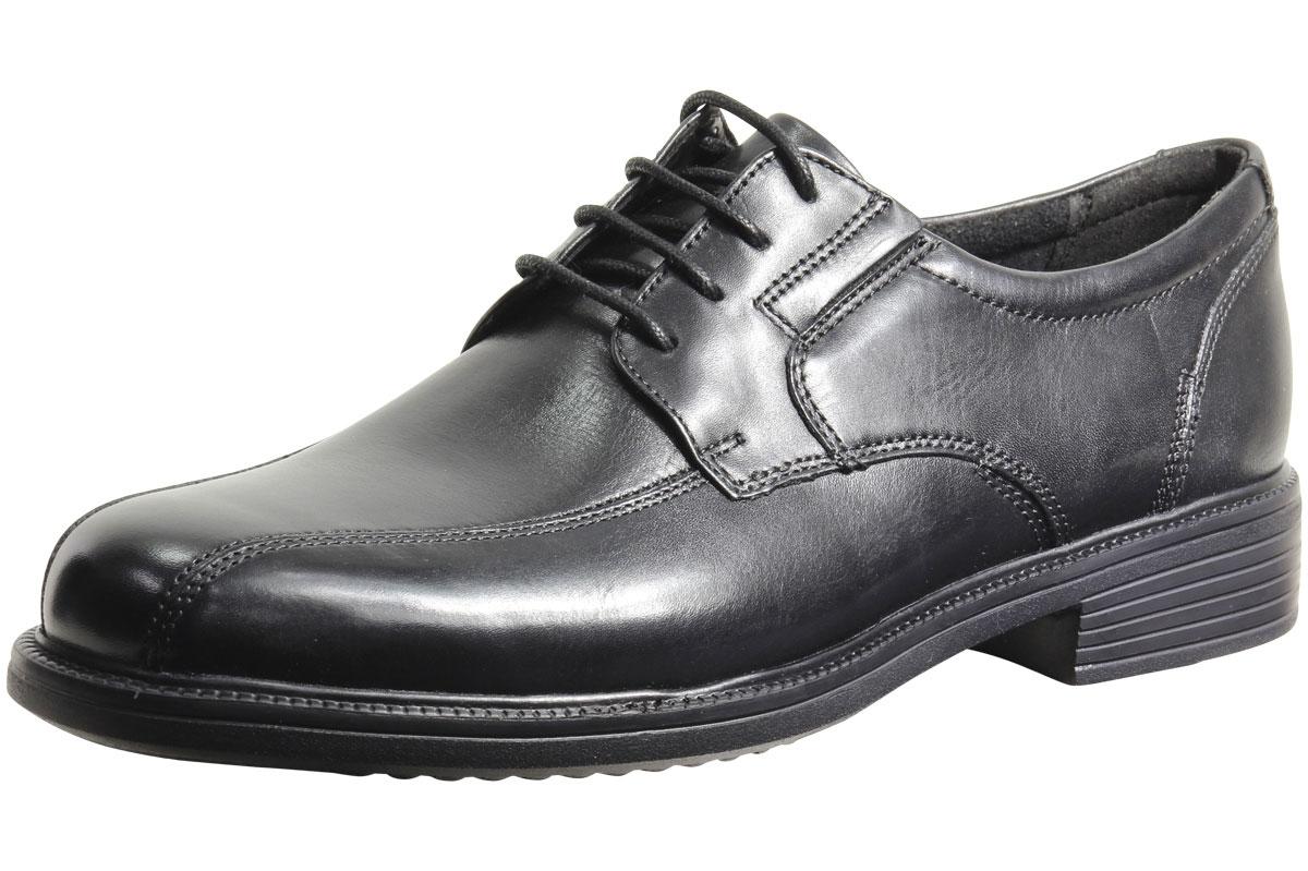 Clarks Bostonian Men's Bardwell Walk Oxfords Shoes - Black Leather - 8.5 D(M) US