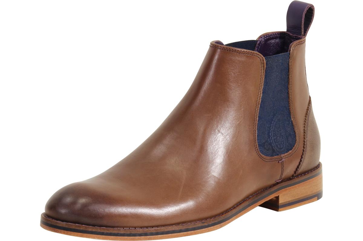 Ted Baker London Men's Camroon Leather Chelsea Boots Shoes - Brown - 13 D(M) US