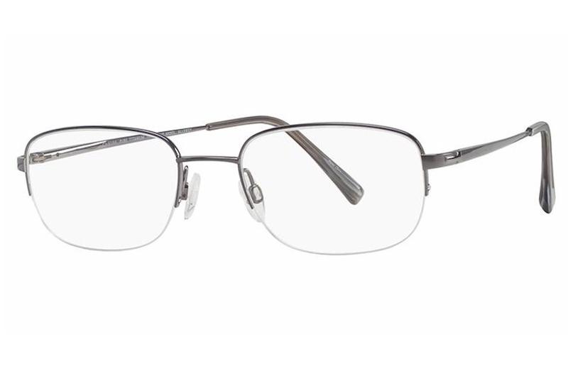 Charmant Eyeglasses Ti8166 Ti 8166 Semi Rim Titanium Optical Frames