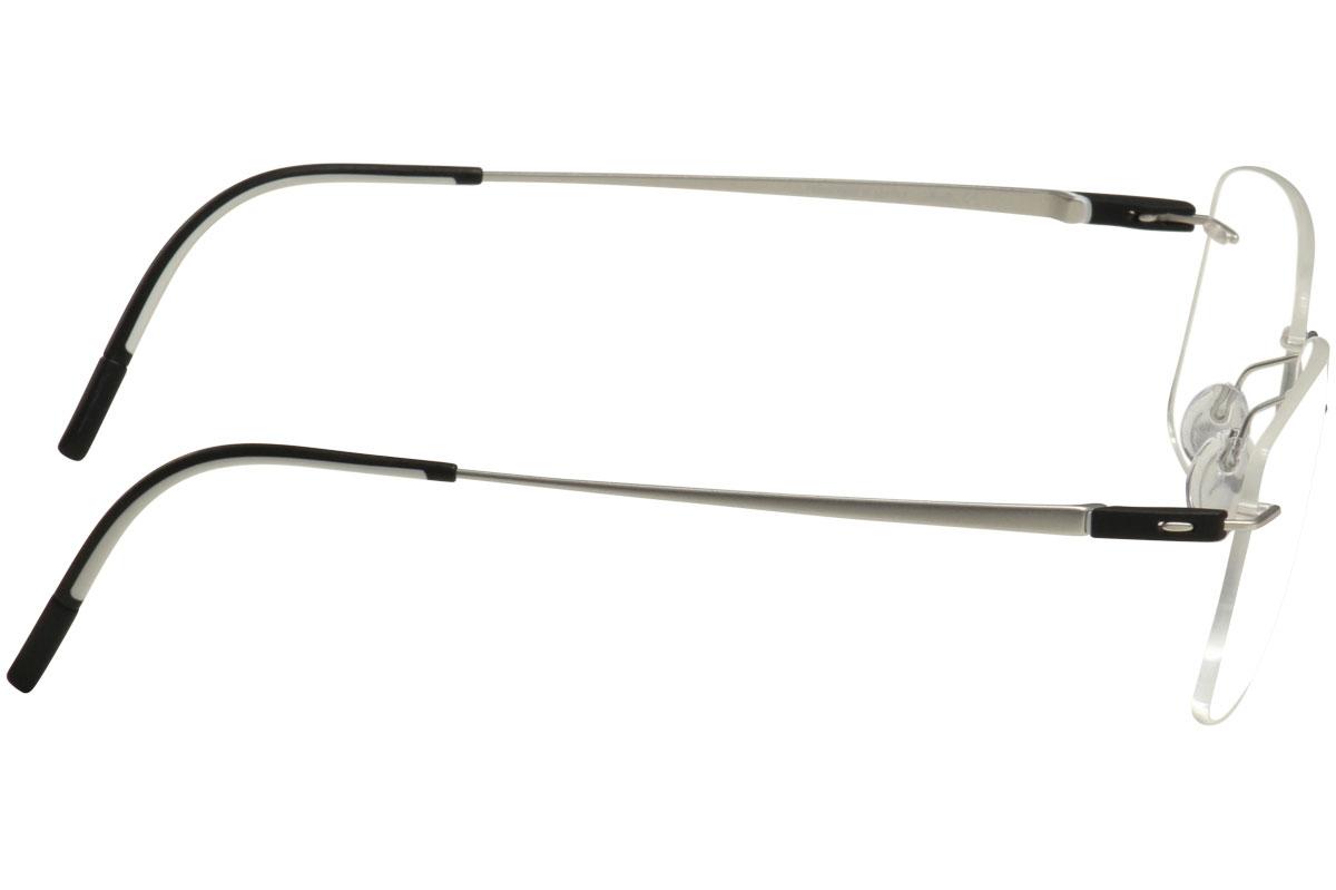 Silhouette Eyeglasses Racing Collection Chassis 5502 Rimless Optical Frame