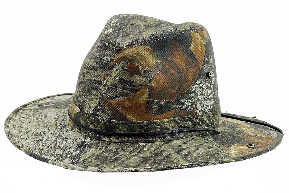 Henschel Men's Aussie Camo Safari Hat - Green - X Large