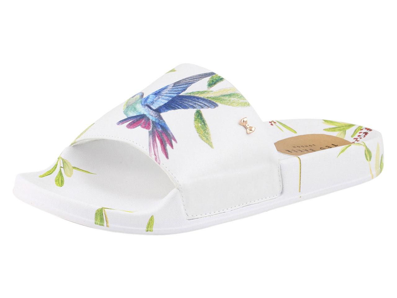 Ted Baker Women's Aveline Slides Sandals Shoes - White - 9 B(M) US