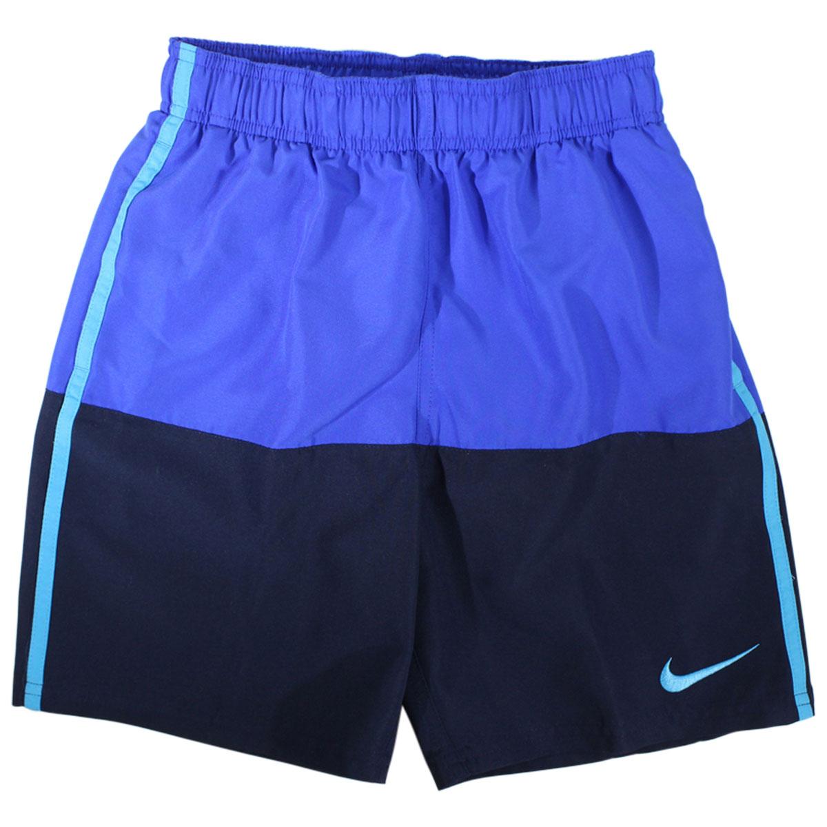 Nike Big Boy's Solid Split 6 Inch Trunks Swimwear - Hyper Royal - X Large