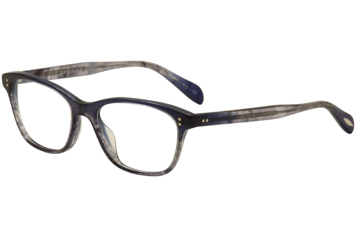 Oliver Peoples Women's Ashton OV5224 OV/5224 Full Rim Optical Frame - Blue - Lens 52 Bridge 17 Temple 140mm