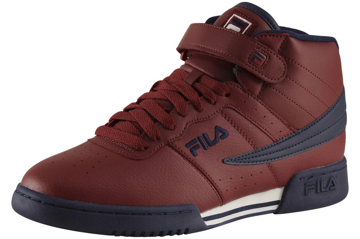 Fila Men's F 13V Sneakers Shoes - Bordeaux Red/Fila Navy/White - 10 D(M) US