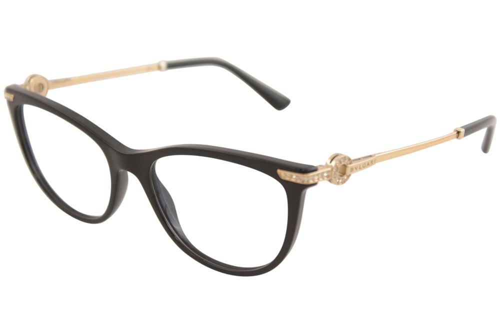 - Black - Lens 54 Bridge 17 B 40.7 ED 59.4 Temple 140mm -  Bvlgari